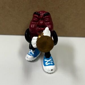 Vintage 1988 Calrab Applause California Raisins Trumpet Player 2" Mini Figure